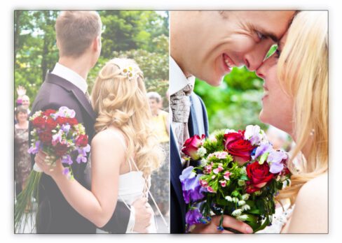 Hochzeitsschnappschüsse