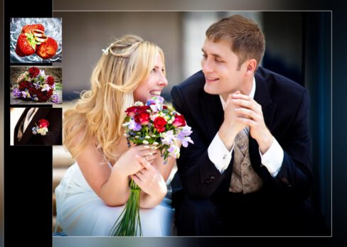 Hochzeitsschnappschüsse