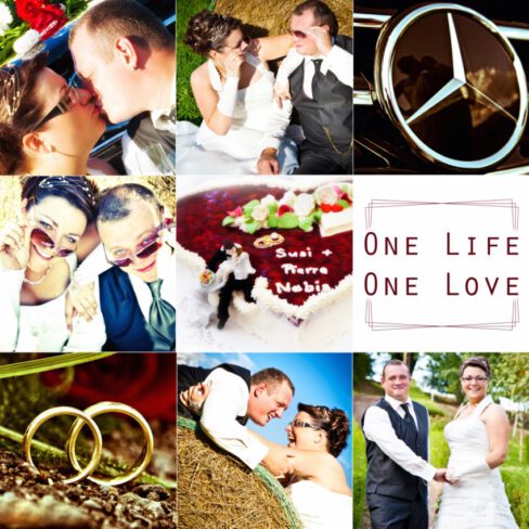 Hochzeitsschnappschüsse