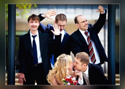 Hochzeitsschnappschüsse